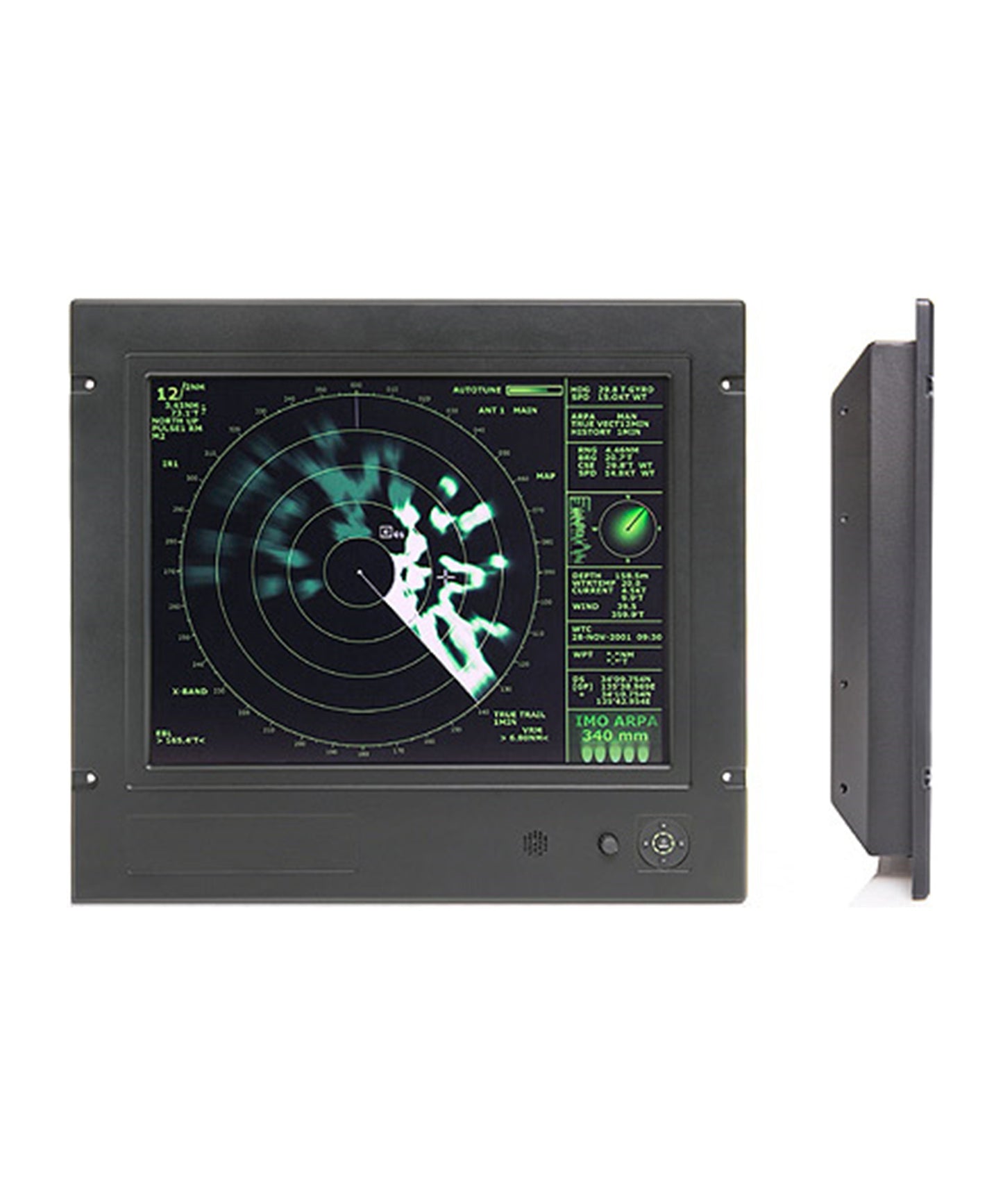 Photo of Hatteland JH 20T17 MMD-AA1-AABA 20.1" MMD Series 1 AC RAL9011 Potmeter Controls (IP66)